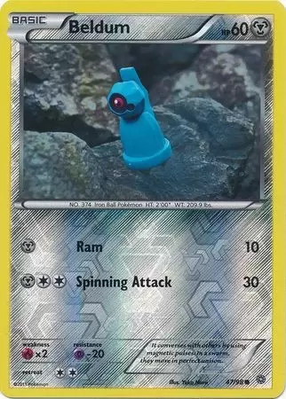 XY Ancient Origins - Beldum Reverse