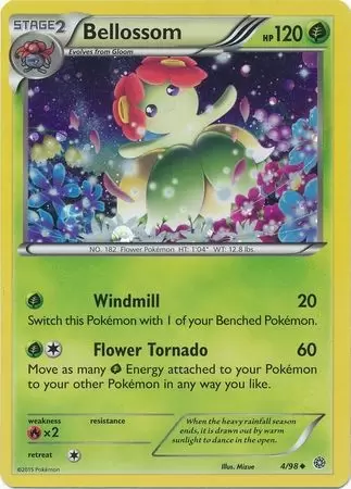 XY Ancient Origins - Bellossom Cosmos Holo
