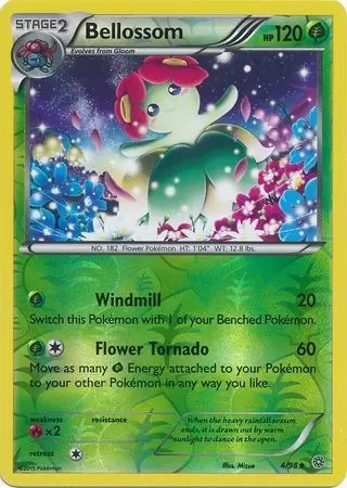 XY Ancient Origins - Bellossom Reverse