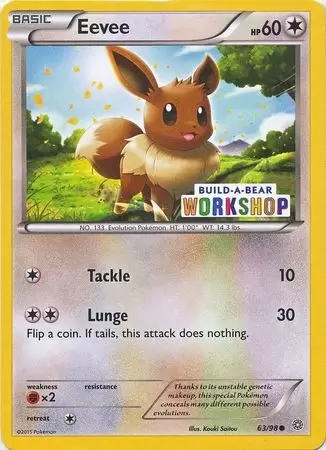 XY Ancient Origins - Eevee Build-A-Bear Workshop