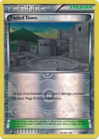 XY Ancient Origins - Faded Town Reverse