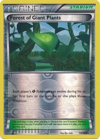 XY Ancient Origins - Forest of Giant Plants Reverse