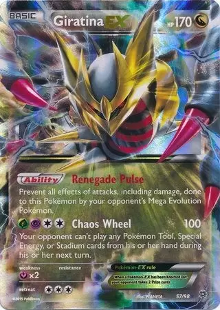 Gold Giratina Card 