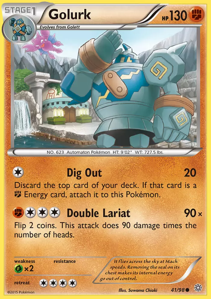 XY Ancient Origins - Golurk