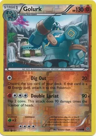 XY Ancient Origins - Golurk Reverse