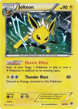 XY Ancient Origins - Jolteon Cosmos Holo