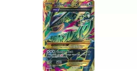 M Rayquaza ex pokemon card