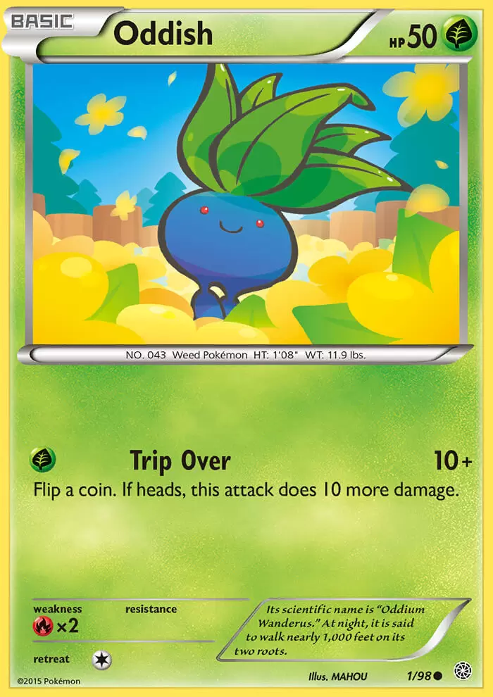 XY Ancient Origins - Oddish