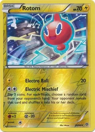 XY Ancient Origins - Rotom Reverse