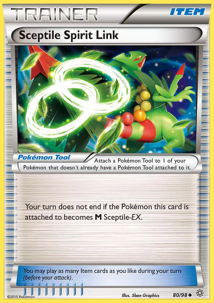 XY Ancient Origins - Sceptile Spirit Link