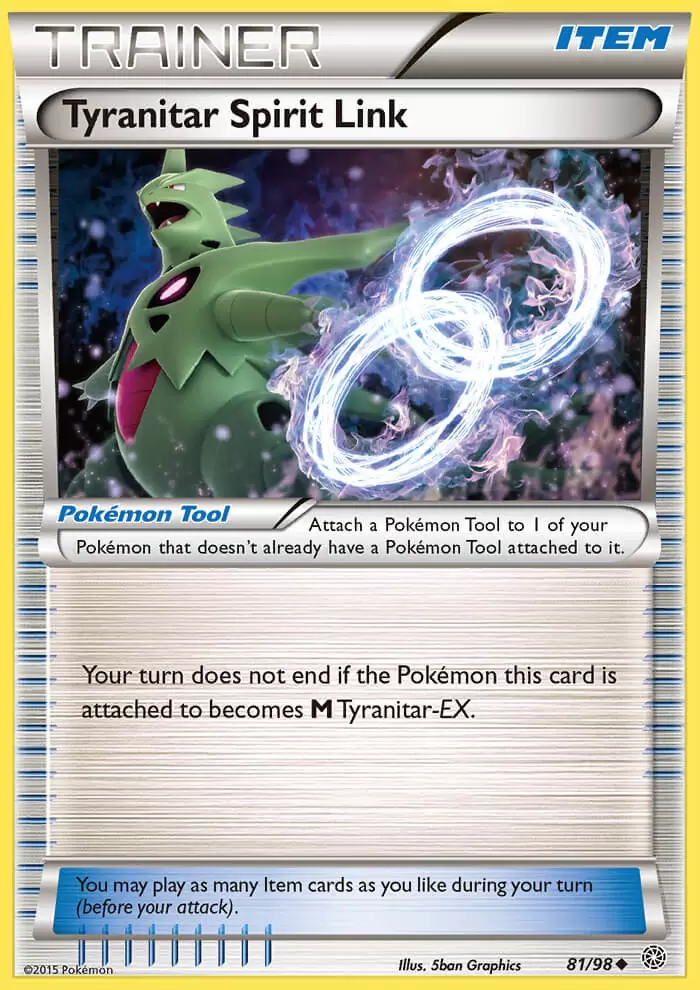 XY Ancient Origins - Tyranitar Spirit Link
