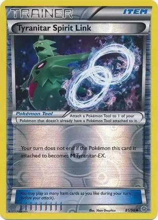 XY Ancient Origins - Tyranitar Spirit Link Reverse