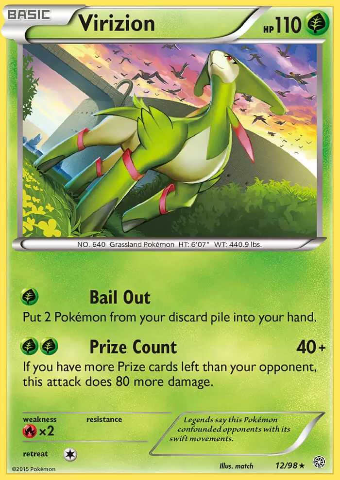 XY Ancient Origins - Virizion