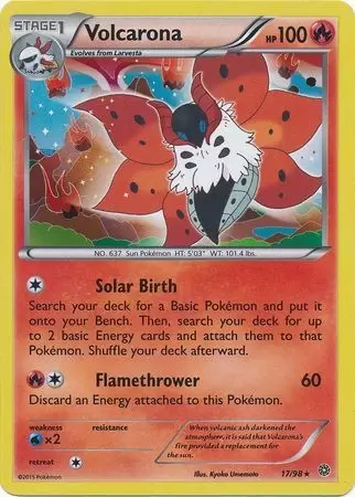 XY Ancient Origins - Volcarona Holo