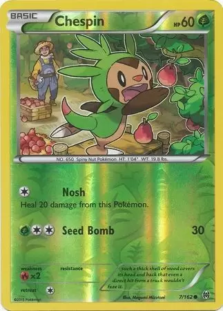 XY Breakthrough - Chespin Reverse