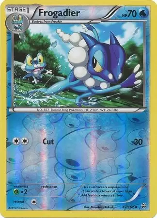 XY Breakthrough - Frogadier Reverse