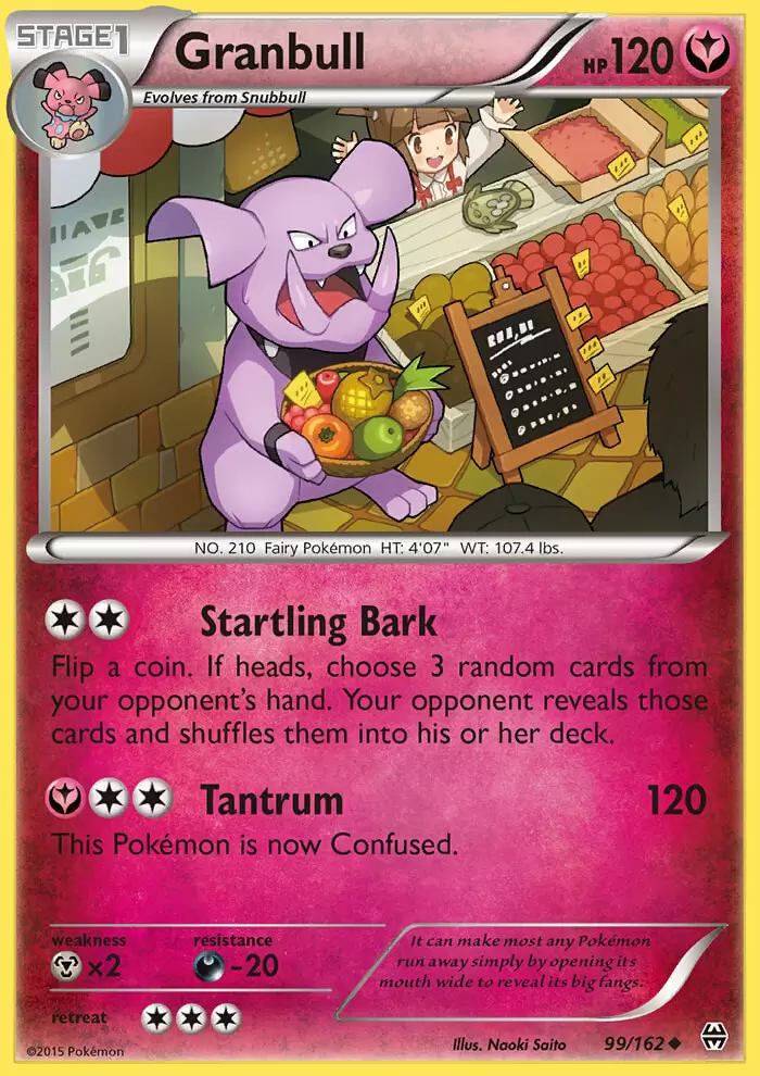 XY Breakthrough - Granbull