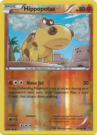 XY Breakthrough - Hippopotas Reverse
