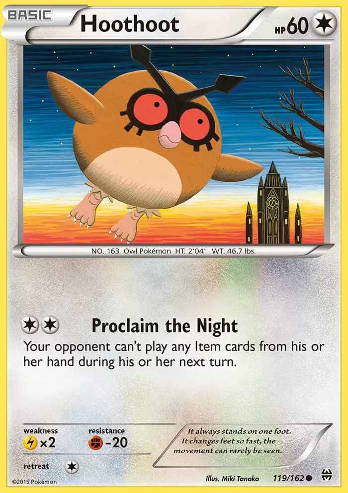 XY Breakthrough - Hoothoot