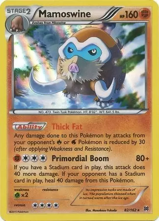 XY Breakthrough - Mamoswine Holo