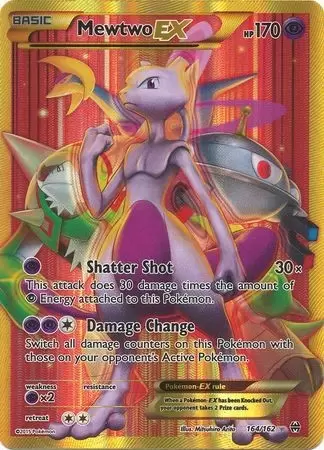  Pokemon - Mega-Mewtwo-EX (160/162) - XY Breakthrough - Holo :  Toys & Games