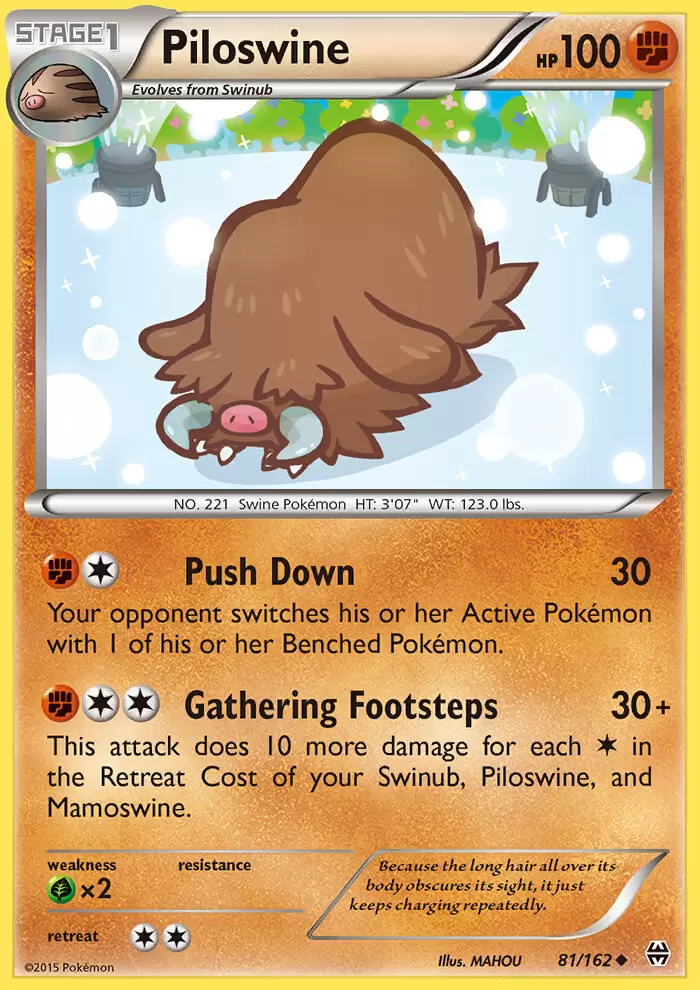 XY Breakthrough - Piloswine
