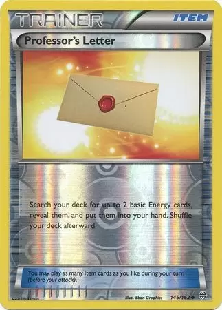 XY Breakthrough - Professor\'s Letter Reverse
