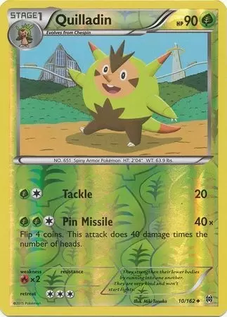XY Breakthrough - Quilladin Reverse
