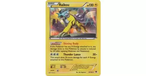 Pokémon – Raikou (55/162) – XY Breakthrough – Holo : :  Brinquedos e Jogos
