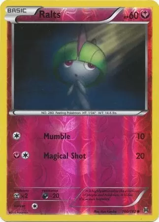 XY Breakthrough - Ralts Reverse
