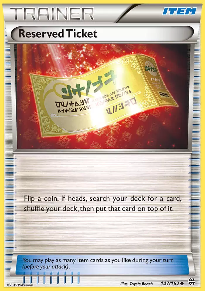 XY Breakthrough - Reserved Ticket