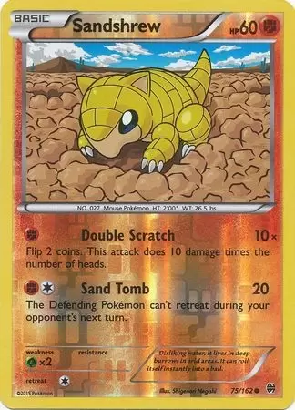 XY Breakthrough - Sandshrew Reverse