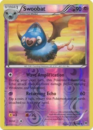 XY Breakthrough - Swoobat Reverse