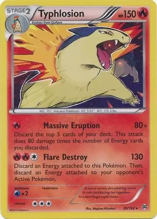 XY Breakthrough - Typhlosion Cosmos Holo