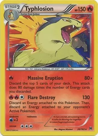 XY Breakthrough - Typhlosion Holo