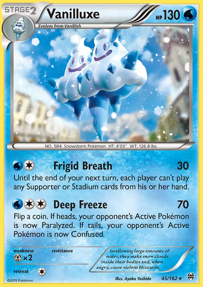 XY Breakthrough - Vanilluxe
