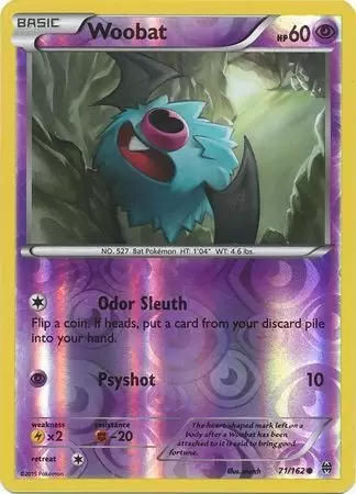 XY Breakthrough - Woobat Reverse
