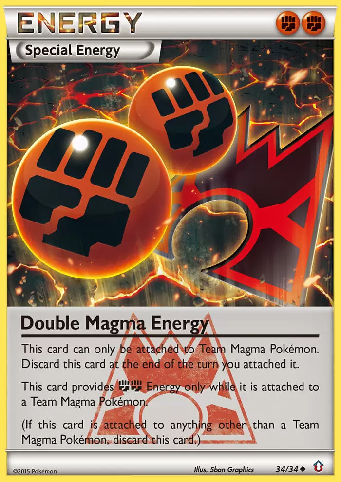 XY Double Crisis - Double Magma Energy