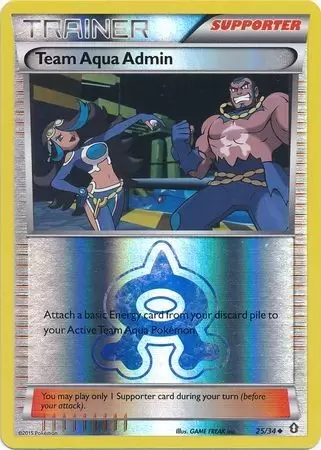 XY Double Crisis - Team Aqua Admin Reverse