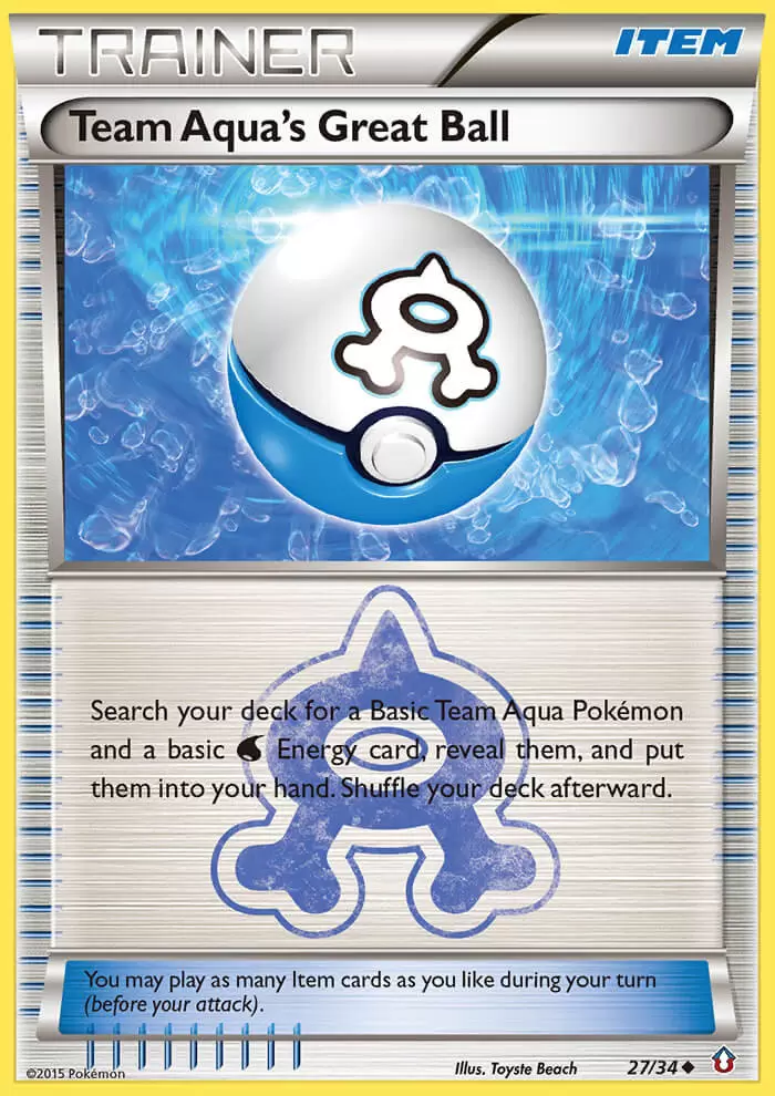 XY Double Crisis - Team Aqua\'s Great Ball