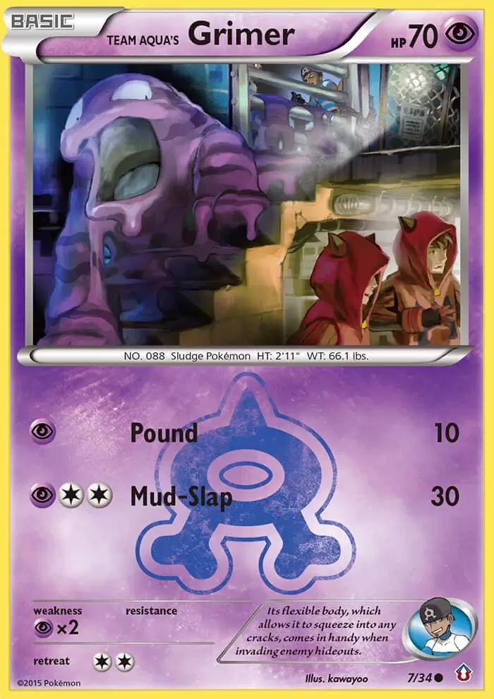 XY Double Crisis - Team Aqua\'s Grimer