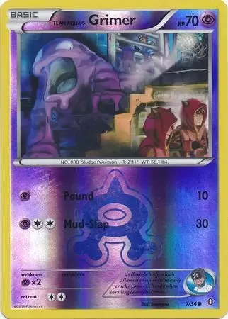 XY Double Crisis - Team Aqua\'s Grimer Reverse