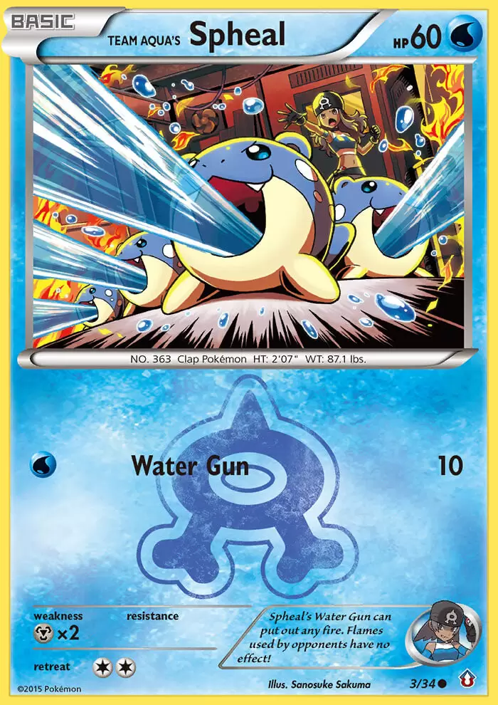 XY Double Crisis - Team Aqua\'s Spheal
