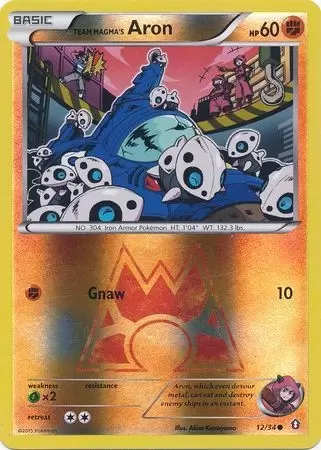 XY Double Crisis - Team Magma\'s Aron Reverse