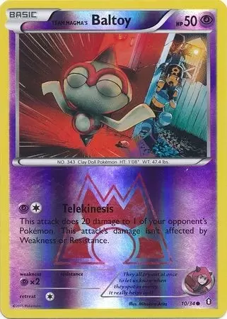 XY Double Crisis - Team Magma\'s Baltoy Reverse