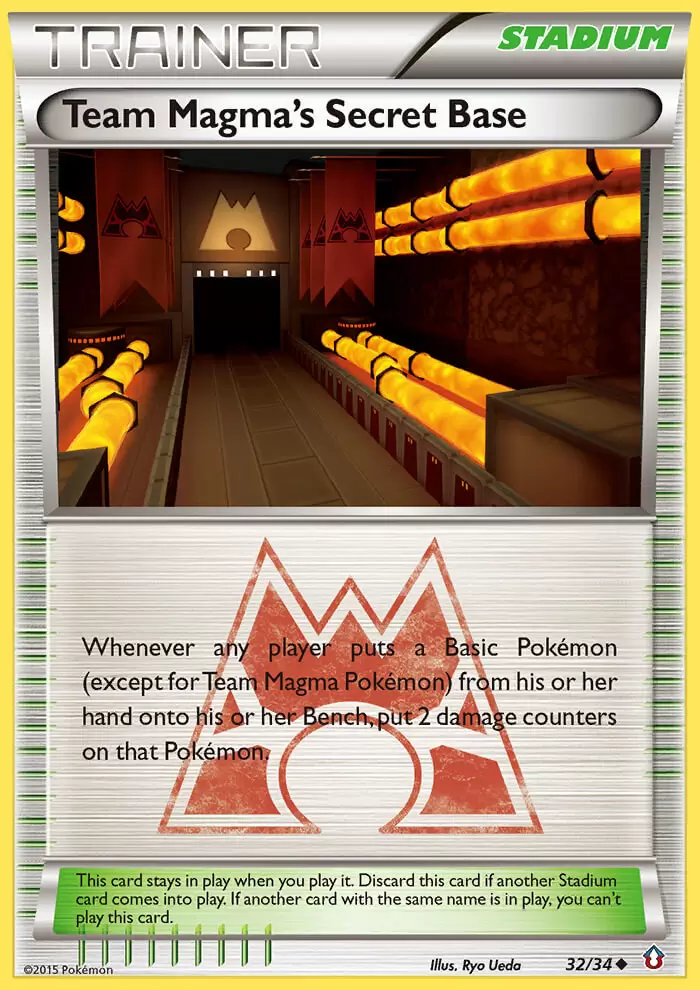 XY Double Crisis - Team Magma\'s Secret Base