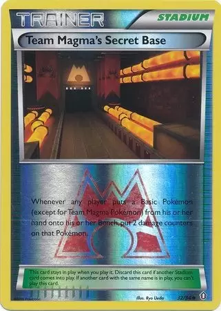 XY Double Crisis - Team Magma\'s Secret Base Reverse