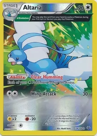 XY Roaring Skies - Altaria Reverse
