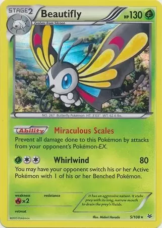 XY Roaring Skies - Beautifly holo