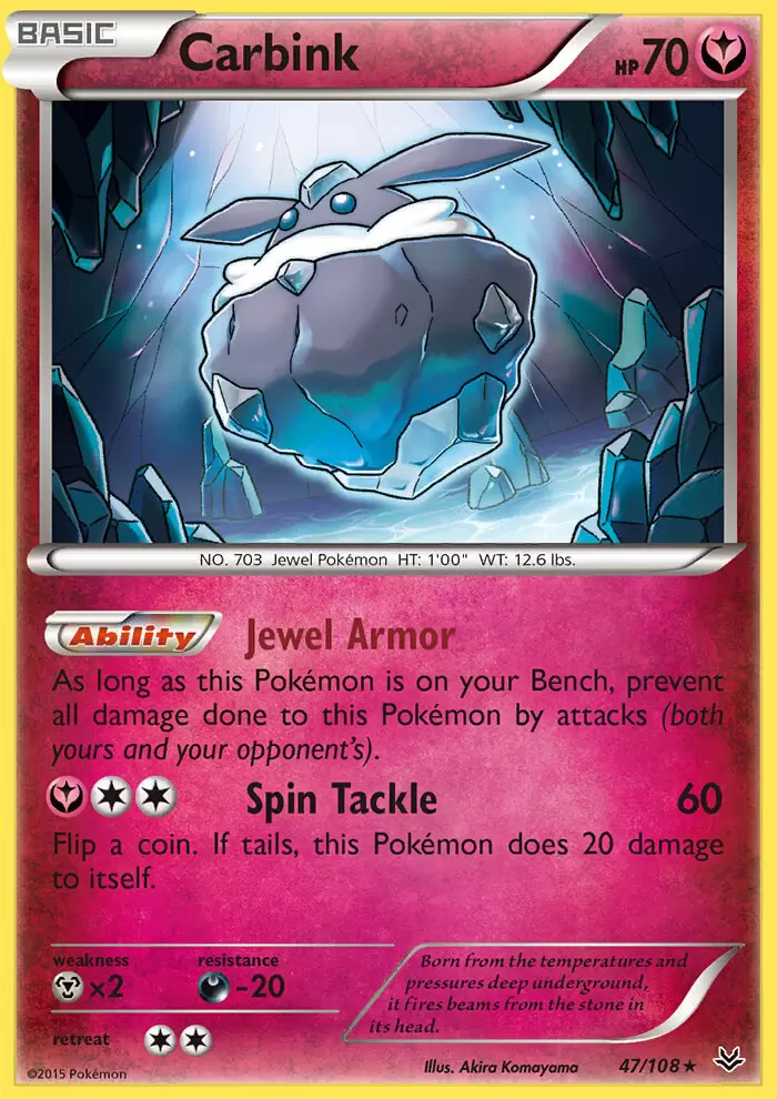 XY Roaring Skies - Carbink